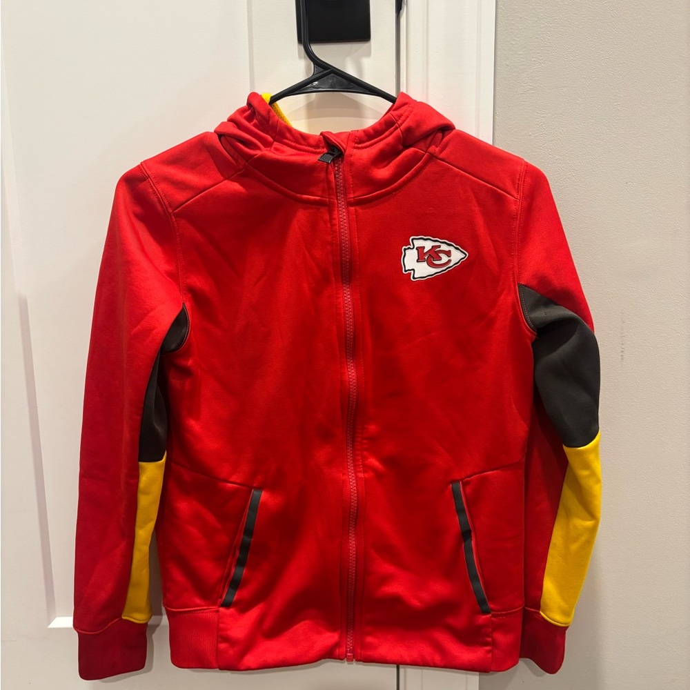 Kansas City Chiefs Red Full Zip Hoodie